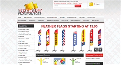 Desktop Screenshot of discountflagoutlet.com